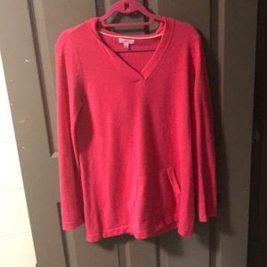 Lilly Pulitzer cashmere sweater with hood